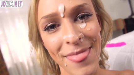 Cool collection of fantastic girls with sperm on her face. Porn!